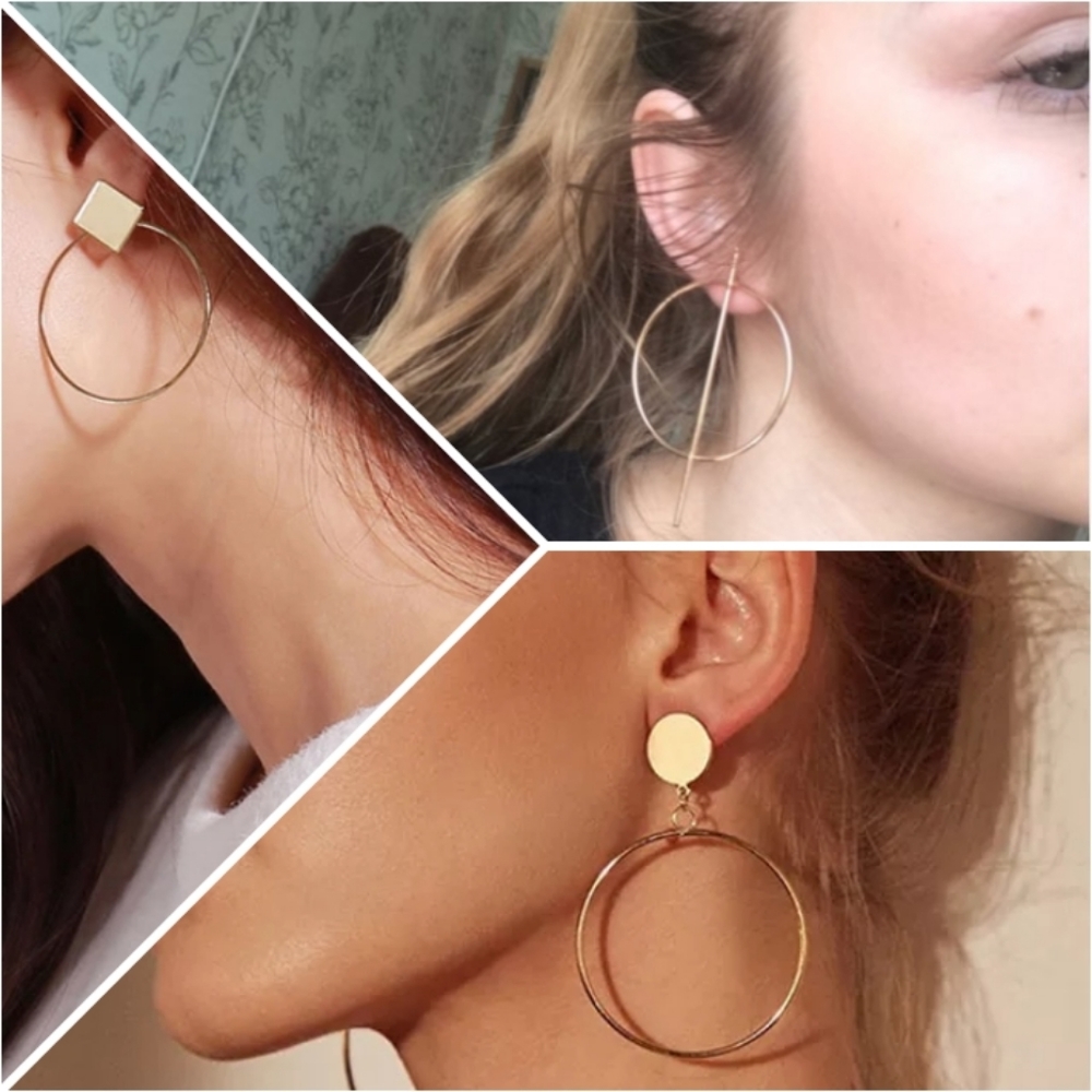 New Shiny Gold ✨ Hoop Earring 🥰 2 for $15